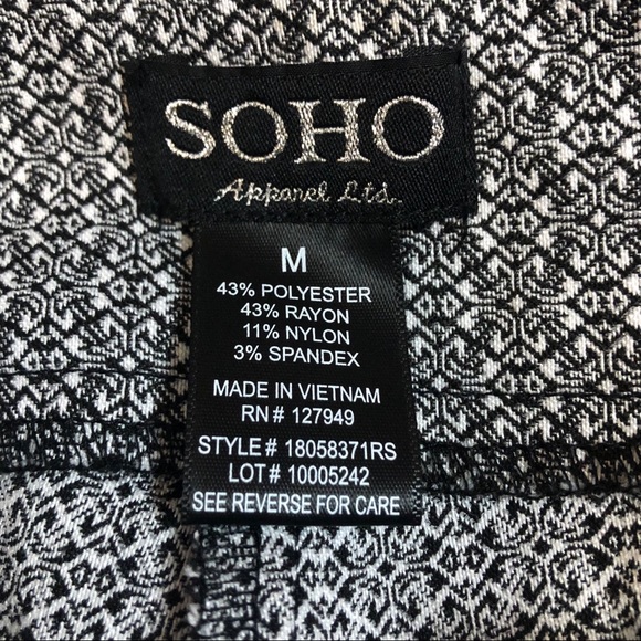 Black and white dress pants - Picture 7 of 8